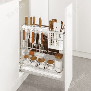 Ảnh công trình thực tế Giá Dao Thớt, Inox Nan Dẹt Kit Plus EC VIP20