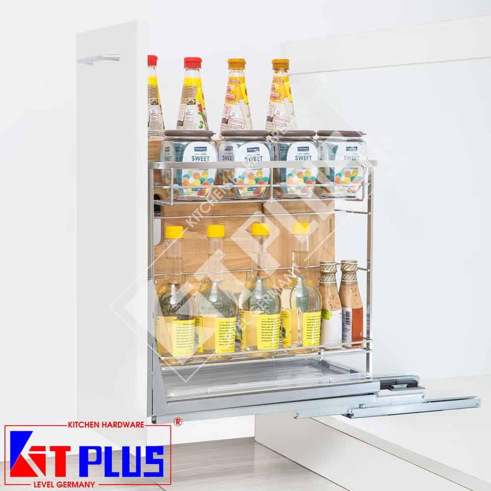 Giá Gia Vị Inox Nan Dẹt Kit Plus DS40