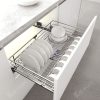Giá Xoong Nồi, Bát Đĩa Đa Năng Inox Nan Tròn Kit Plus DM60S