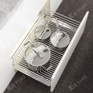 Giá Xoong Nồi Inox Nan Dẹt Kit Plus BG VIP70
