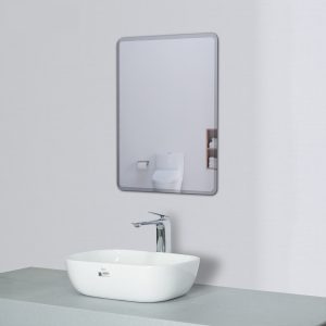 Ảnh công trình thực tế Gương Chữ Nhật 45×60 Cm Bo Góc Vát Cạnh Ecod EGT4560