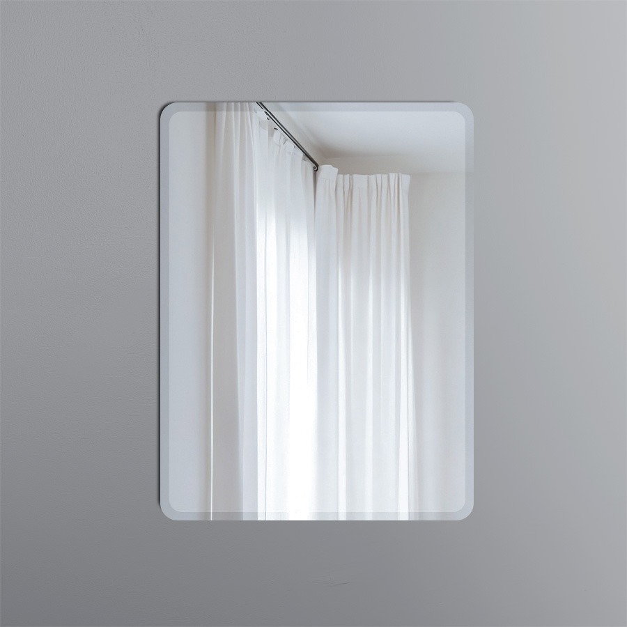 Gương Chữ Nhật 45×60 Cm Bo Góc Vát Cạnh Ecod EGT4560