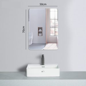 Ảnh công trình thực tế Gương Chữ Nhật 50×70 Cm Bo Góc Vát Cạnh Ecod EGT5070