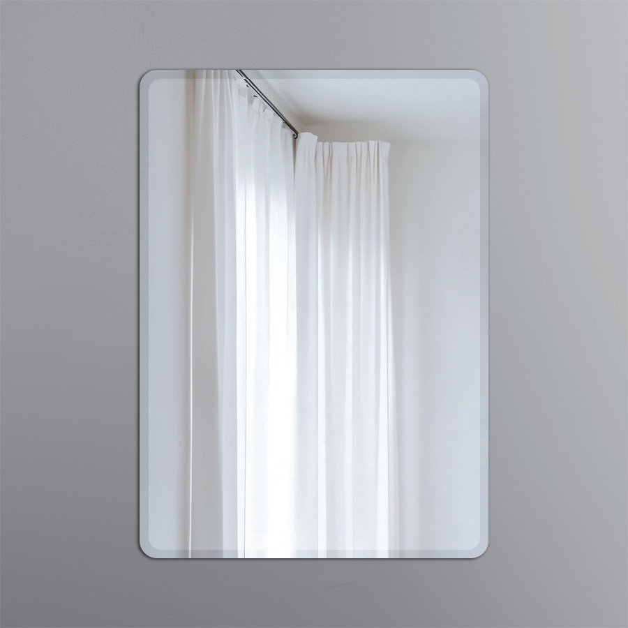 Gương Chữ Nhật 50×70 Cm Bo Góc Vát Cạnh Ecod EGT5070