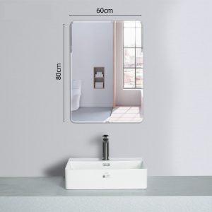 Ảnh công trình thực tế Gương Chữ Nhật 60×80 Cm Bo Góc Vát Cạnh Ecod EGT6080