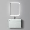 Gương Chữ Nhật 60x80 Cm Led 3 Màu Khung Nhôm Đen Ecod EGKS6080 - ảnh 4