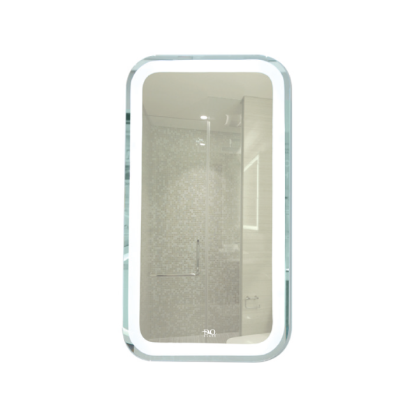 Gương Chữ Nhật Đứng Bo Góc Đèn Led Cảm Ứng Đình Quốc 72023A (500x700)