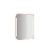 Gương Chữ Nhật Đứng Bo Góc Viền Inox 304 Mạ PVD Có Đèn Led Cảm Ứng Đình Quốc 99902 (450x600)