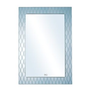 Ảnh công trình thực tế Gương Chữ Nhật Hoa Văn Lượn Sóng Đình Quốc 2187 (500×700)