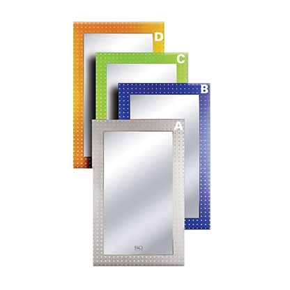 Gương Chữ Nhật Mài Cạnh Viền Phủ Màu Đình Quốc 9131 (450x600)