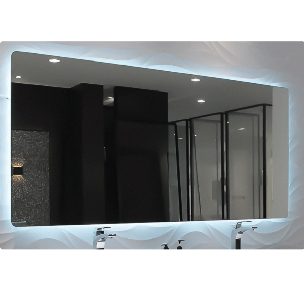 Gương Chữ Nhật Ngang Đèn Led Hắt Cảm Ứng Đình Quốc 720231-1-2 (600x800)