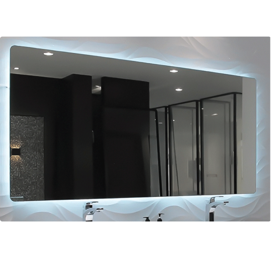 Gương Chữ Nhật Ngang Đèn Led Hắt Cảm Ứng Đình Quốc 720232-1-2 (700×900)