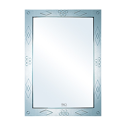 Gương Chữ Nhật Viền Hoa Văn Hình Thoi Đình Quốc 2144 (500x700)