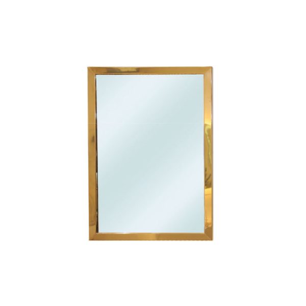 Gương Chữ Nhật Viền Inox Vàng BOCA Đình Quốc 811A (450x600)