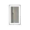 Gương Đèn Led Cảm Ứng Chữ Nhật Đứng Bản Viền Trắng Lớn Mài Cạnh Đình Quốc 72020C (500x700)
