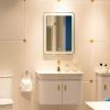 Gương Đèn Led Không Cảm Ứng Chữ Nhật Đứng Bản Viền Lớn Đình Quốc 67036A (500x700) - ảnh 3
