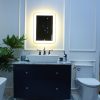 Gương Đèn Led Không Cảm Ứng Chữ Nhật Đứng Bản Viền Lớn Đình Quốc 67036A (500x700) - ảnh 2