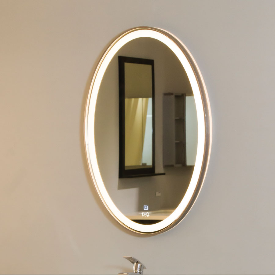 Gương Oval Khung Viền Đèn Led Cảm Ứng Đình Quốc 99907 (500×700)