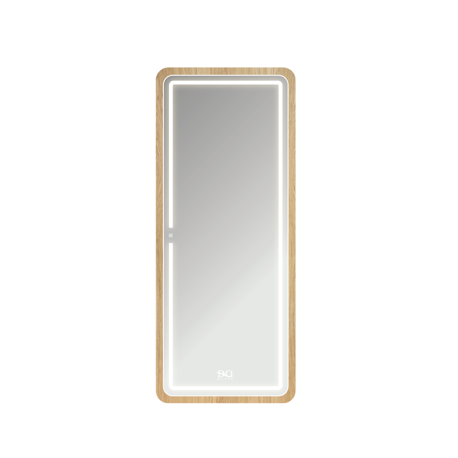 Gương Toàn Thân Khung Gỗ Có Đèn Led Đình Quốc 77773A (600×1500)