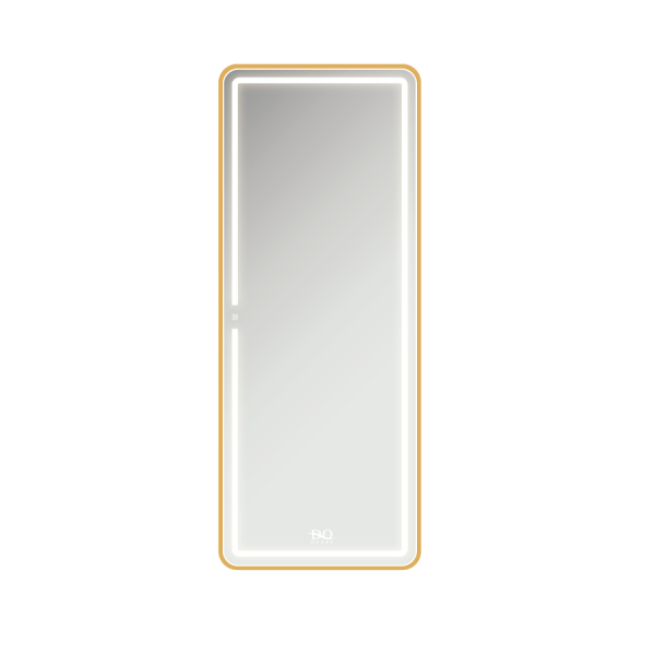 Gương Toàn Thân Viền Inox 304 Mạ PVD Có Đèn Led Đình Quốc 77771A (600x1500)