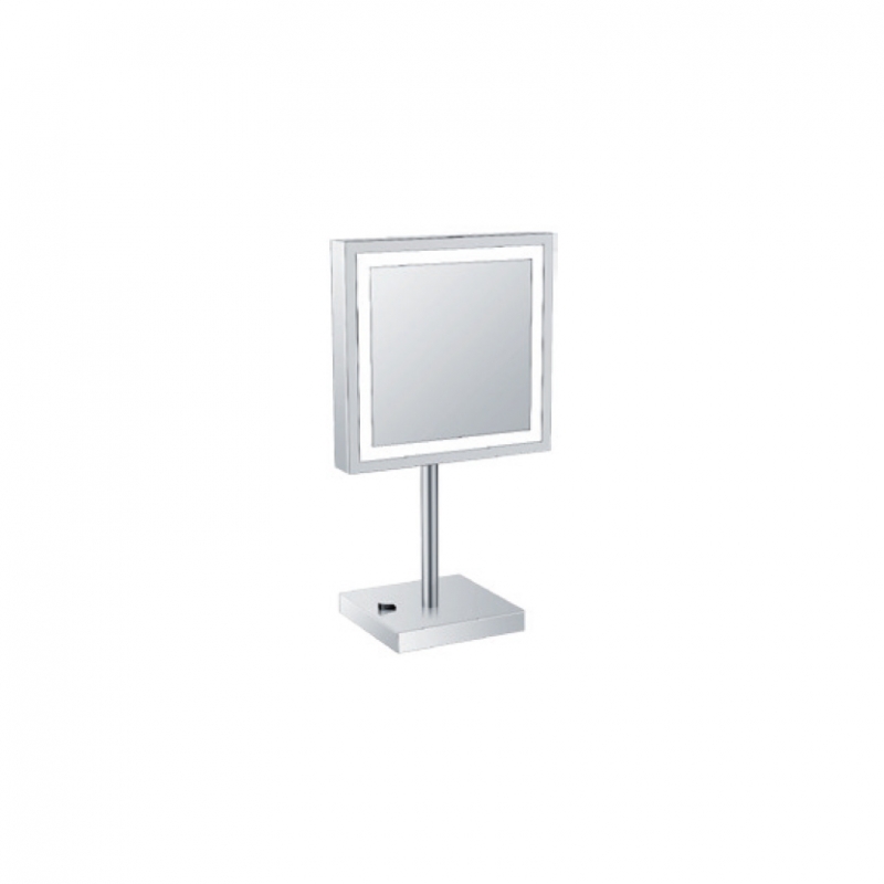 Gương Trang Điểm Vuông Đèn Led Để Bàn Đình Quốc 68004