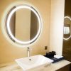 Gương Tròn Đèn Led Viền Trắng Bản Rộng Không Cảm Ứng Đình Quốc 69023 Ø600 - ảnh 2