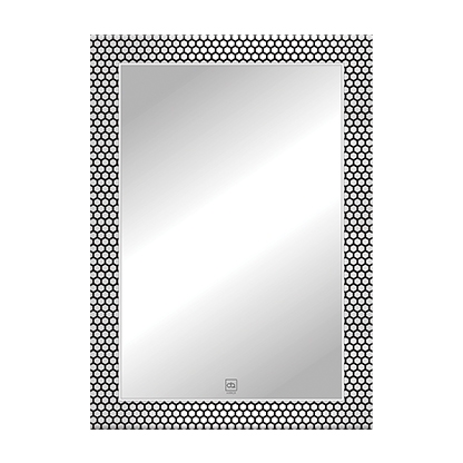 Gương Viền Tổ Ong Đen Trắng Đình Quốc 9130 (500x700)