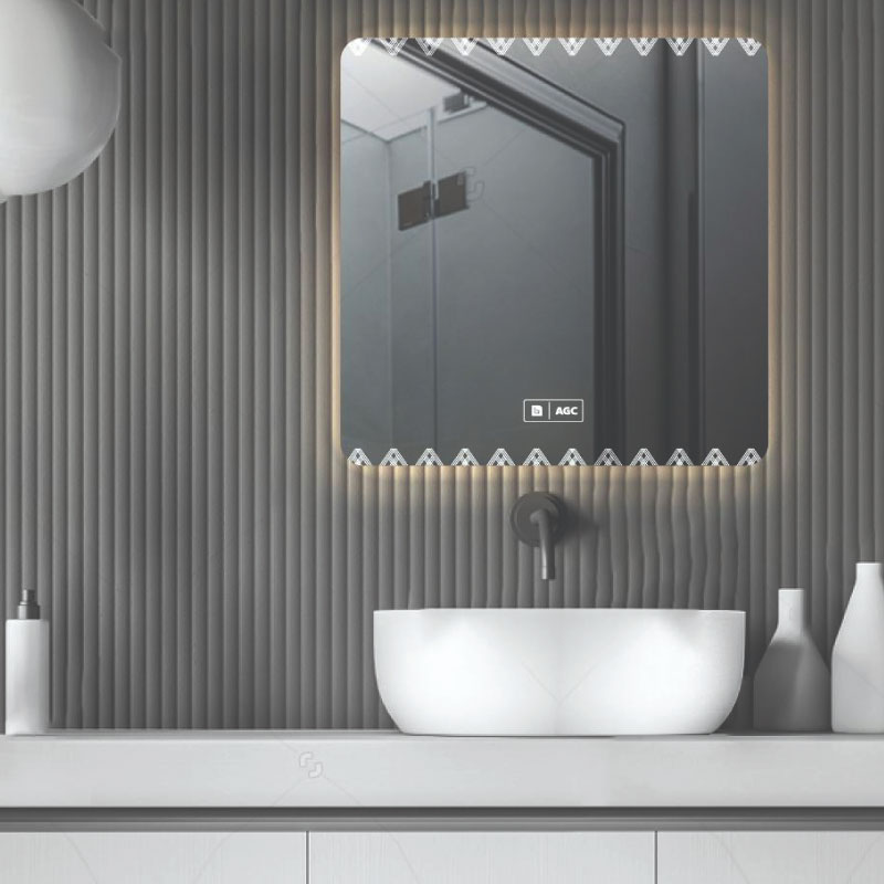 Gương Vuông Hoa Văn Hai Cạnh BOCA Đình Quốc 816 (700×700)