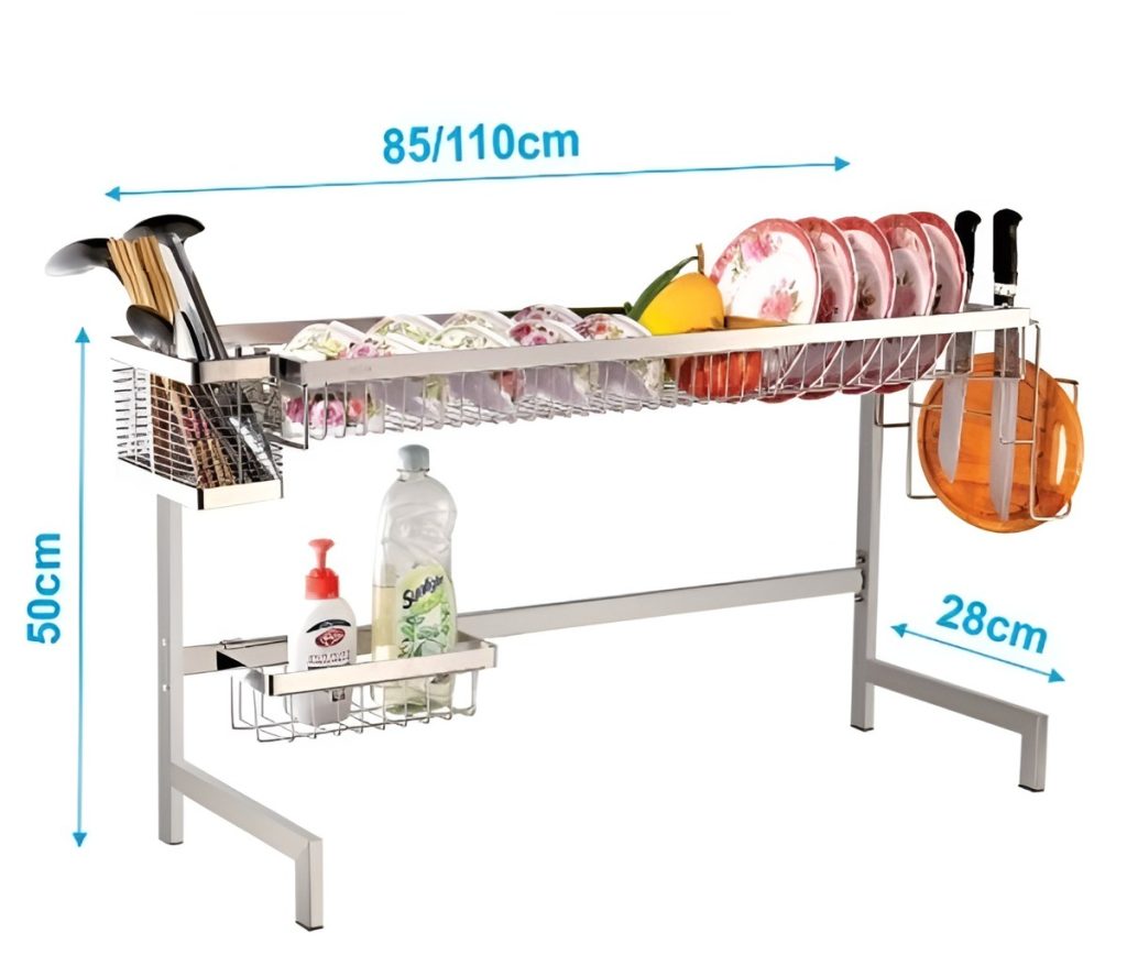 Kệ Chén Bát Để Bàn 1 Tầng B-Gem KC017 (85cm)