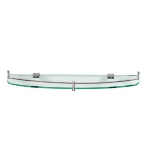 Ảnh công trình thực tế Kệ Kính Cường Lực Mép Cong Có Thanh Chắn Đình Quốc 1081 (130x600x8)