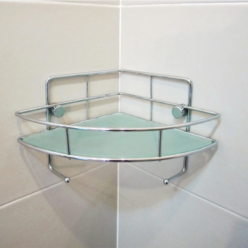 Kệ Kính Góc Cường Lực Có Khung Bao Đình Quốc 68000