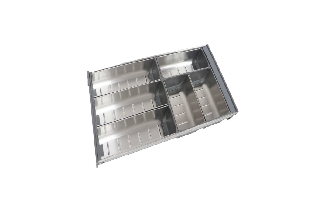 Khay chia thìa nĩa đa năng inox SUS304 GrandX XT.S280 rộng 280mm