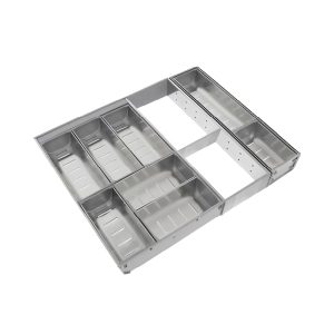 Khay chia thìa nĩa đa năng inox SUS304 GrandX XT.S535-1 rộng 535mm
