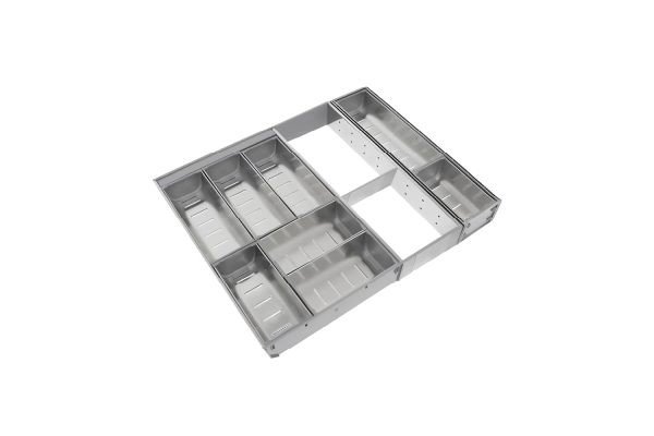 Khay chia thìa nĩa đa năng inox SUS304 GrandX XT.S535-1 rộng 535mm