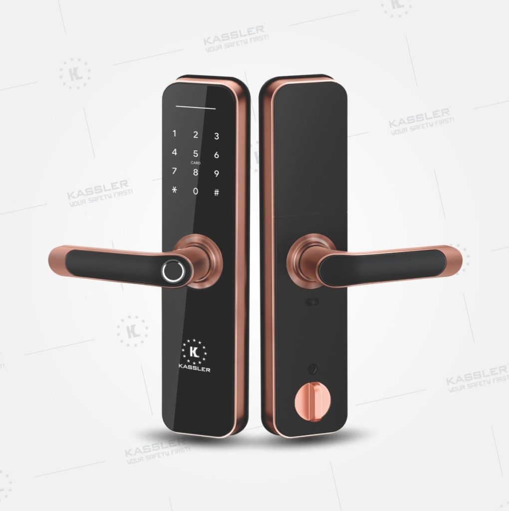 Khóa vân tay Kassler KL-668 Red Bronze App Wifi