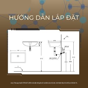 Ảnh công trình thực tế Lavabo Âm Bàn BASIC BS-204