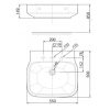 Lavabo American Standard WP-F628 Đặt Bàn IDS Clear 550x500 mm - ảnh 2