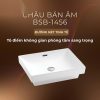 Lavabo Bán Âm Art Basin BASIC BSB-1456 - ảnh 2