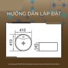 Lavabo Đặt Bàn BASIC BS-206 - ảnh 4
