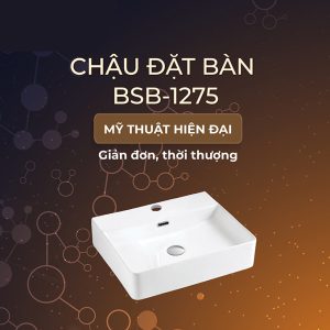 Ảnh công trình thực tế Lavabo Đặt Bàn BASIC BSB-1275