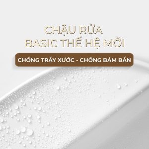 Ảnh công trình thực tế Lavabo Đặt Bàn BASIC BSB-1275