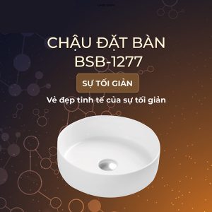 Ảnh công trình thực tế Lavabo Đặt Bàn BASIC BSB-1277
