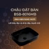 Lavabo Đặt Bàn BASIC BSB-8016MB Đen - ảnh 2