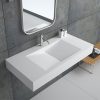 Lavabo Đặt Bàn Đá Solid Surface Ecod PYS9003 - ảnh 2