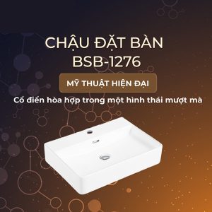 Ảnh công trình thực tế Lavabo Đặt Bàn Hoặc Treo Tường BASIC BSB-1276