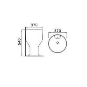 Ảnh công trình thực tế Lavabo Đặt Sàn Cho Trẻ Em BASIC BSB-6031K