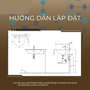 Ảnh công trình thực tế Lavabo Dương Vành BASIC BS-202
