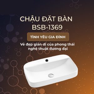 Ảnh công trình thực tế Lavabo Dương Vành BASIC BSB-1369
