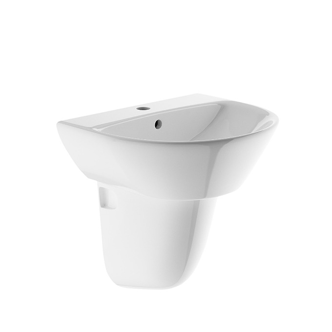 Lavabo Treo Tường BASIC BSA-501 1 Lỗ Vòi