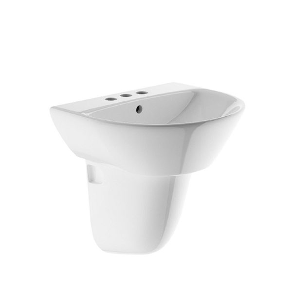 Lavabo Treo Tường BASIC BSA-501 3 Lỗ Vòi